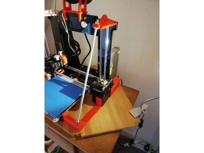 Anet A6 Stabilising Struts and Base Clamp 3D Print 278491