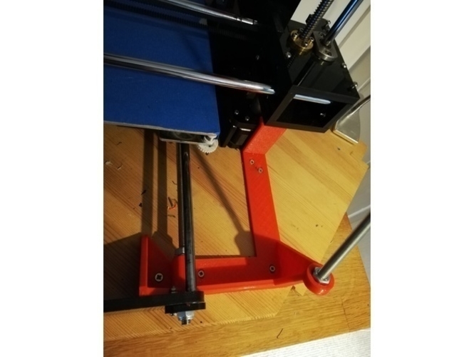 Anet A6 Stabilising Struts and Base Clamp 3D Print 278494