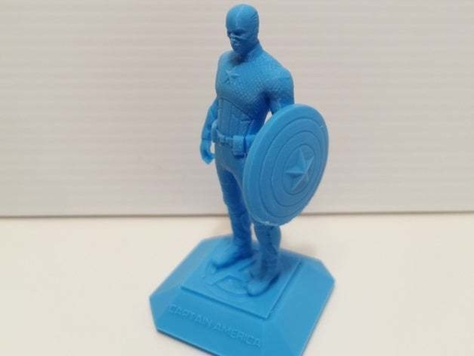 Captain America (printer friendly) 3D Print 278555