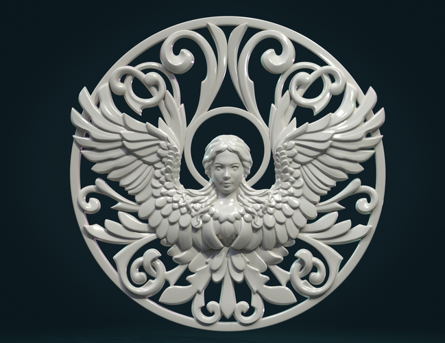 Angel relief II 3D Print 278629
