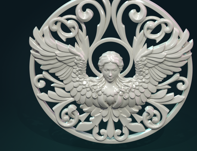Angel relief II 3D Print 278632