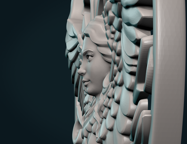 Angel relief II 3D Print 278641