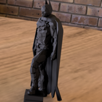 BATMAN Low Poly dark Knight - Thumbnail 3