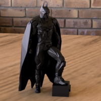 BATMAN Low Poly dark Knight - Thumbnail 4