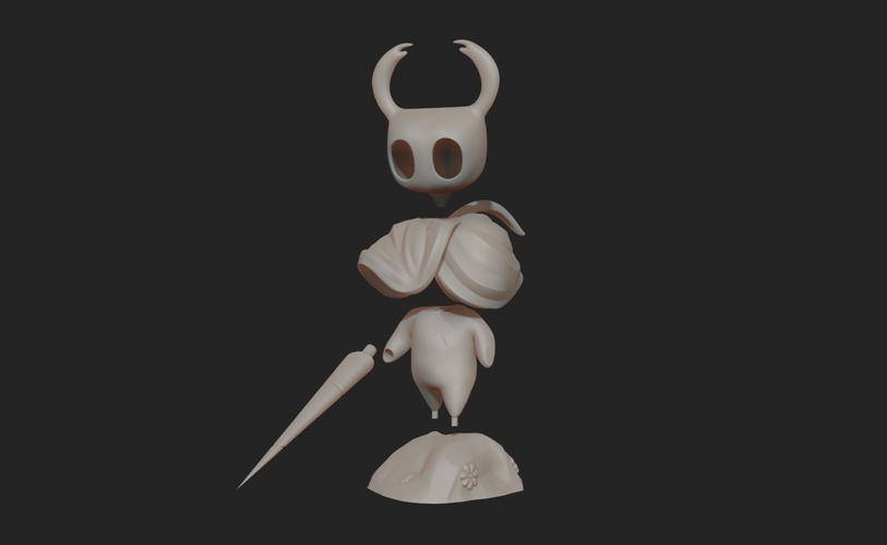 3D Printed Hollow Knight by Hodei Piquer | Pinshape