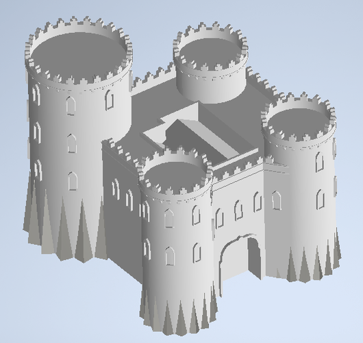 Byzantine castle - Age of Empires II 3D Print 278802