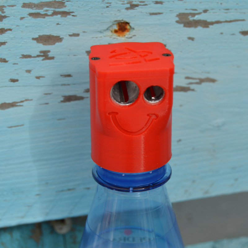Bottle pencil sharpener (container)