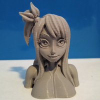 Lucy Heartfilia Bust 3D Print Model - Thumbnail 1