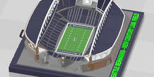 Seattle Seahawks - CenturyLink Field 3D model 3D printable