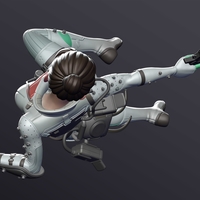 Apex Legends Wraith with Wingman 3D Print Model - Thumbnail 3
