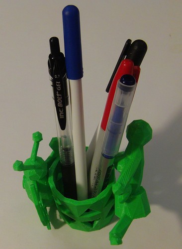Low Poly Pen Cup 3D Print 27892