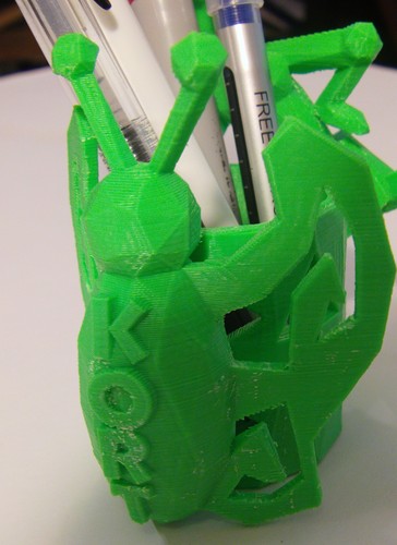 Low Poly Pen Cup 3D Print 27894