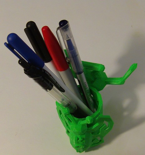 Low Poly Pen Cup 3D Print 27895