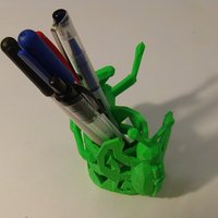 Small Low Poly Pen Cup 3D Printing 27896