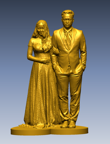 Vietnamese Happy Wedding 3D Print 278965