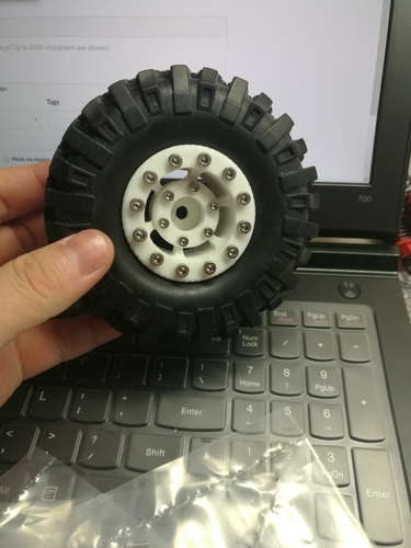 1:10 RC CAR/TRUCK wheel hub 3D Print 278986