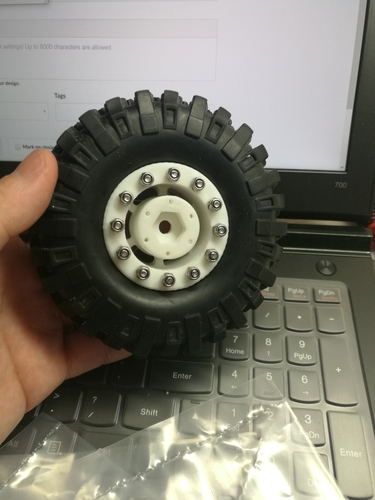 1:10 RC CAR/TRUCK wheel hub 3D Print 278987