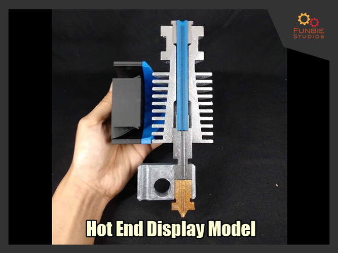  3D  Printed 3D  Printer  Hot End  Display Model by 