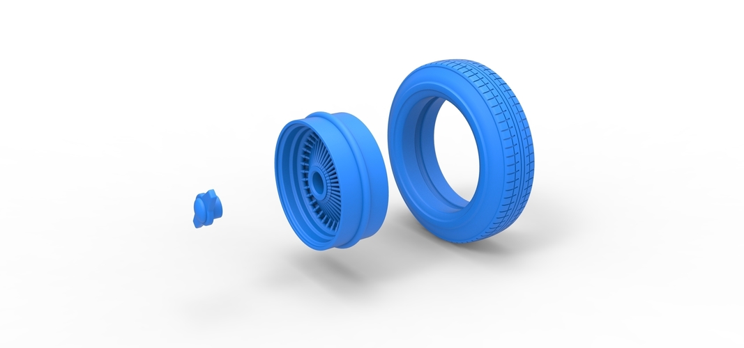 Wire wheel from lowrider Scale 1 to 10 3D Print 279141