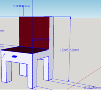 Small pequeña silla 3D Printing 279256