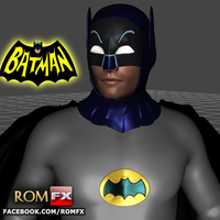 Small Batman TV Show - Adam West - Printable 3D Printing 279316