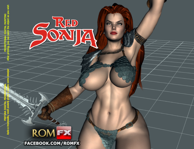 RED SONJA 3D Printing Action Figure