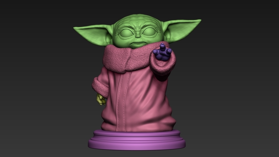 Baby Yoda 3D Print 279434