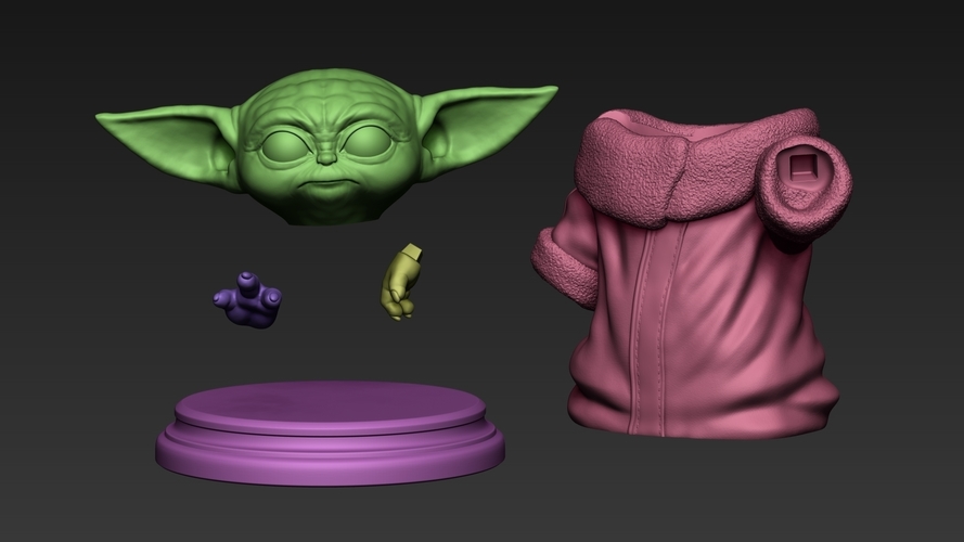 Baby Yoda 3D Print 279435