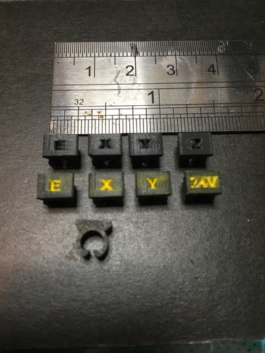 Small Cable label 3D Print 279508