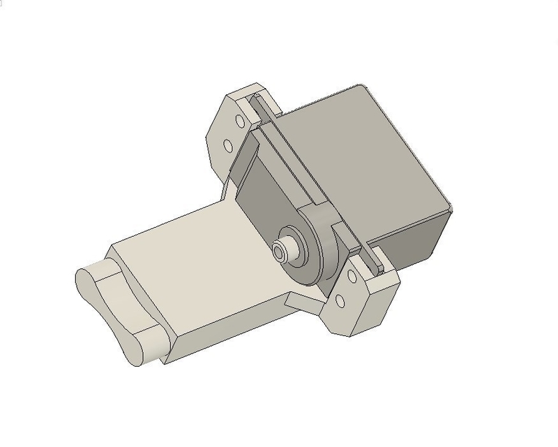 Traxxas TRX4 Servo winch plate