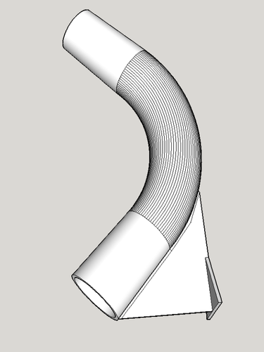 Vacuum Cleaner Elbow 3D Print 279580