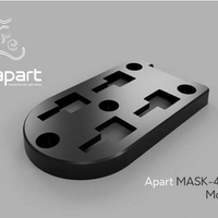 Small Apart MASK-4TBL mount 3D Printing 279687