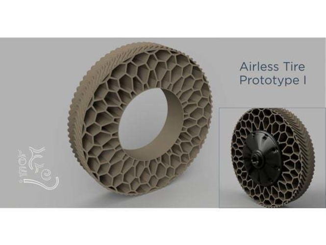 Airless Tyre Prototype I 3D Print 279689
