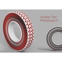 Small Airless Tyre Prototype 2 3D Printing 279690