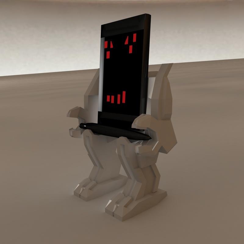 Mech Phone & Pen Holder