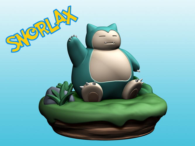 3d Printed Pokemon Snorlax By 3d Lord Pinshape