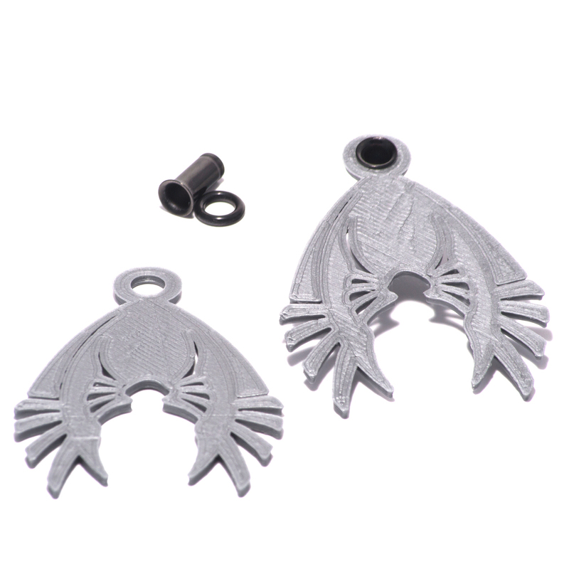  Veiled Lady Charms For 4g Single Flare Metal Plugs