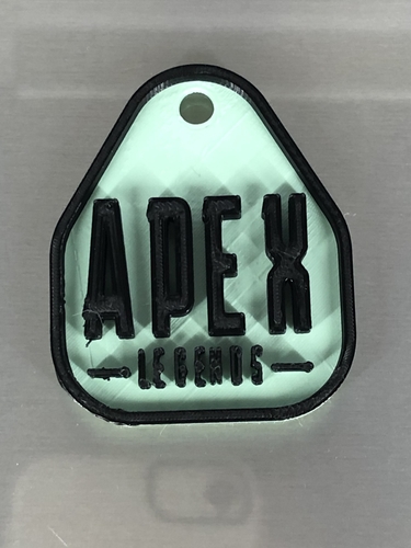 apex keychain legends 3d printed pinshape printing