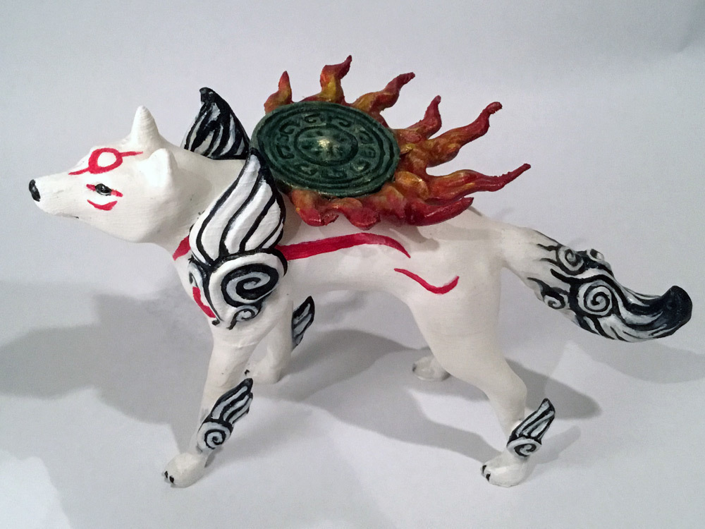 Okami Amaterasu Metal Print for Sale by WhiteLoba