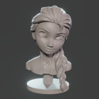 Small Elsa Bust 3D Printing 279979
