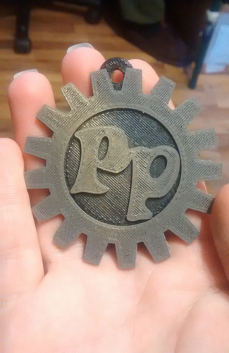Proto Pasta Medallion in 2 Color Dual Extrusion 3D Print 28002