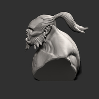 Orc bust for Print - Thumbnail 2