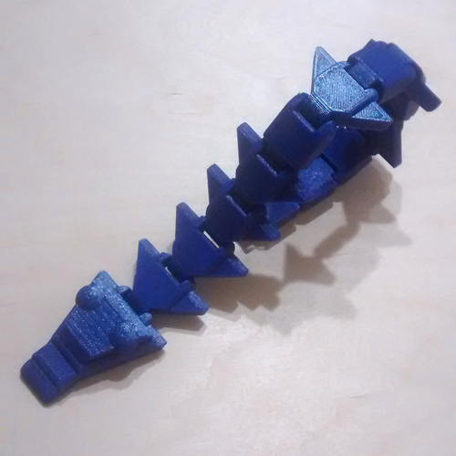 Yunis The Simple Jointed Snake 3D Print 28004