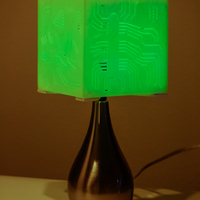 "Power My Circuit" Lamp Shade By Mazuir Ross (Assembly Required) - Thumbnail 5