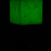 "Power My Circuit" Lamp Shade By Mazuir Ross (Assembly Required) - Thumbnail 9