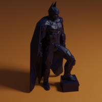 BATMAN Low Poly dark Knight - Thumbnail 5