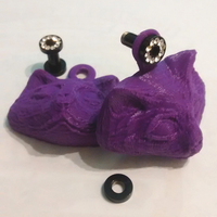 Kitty Cat Head Charm Pendant Earrings or Necklace - Thumbnail 5