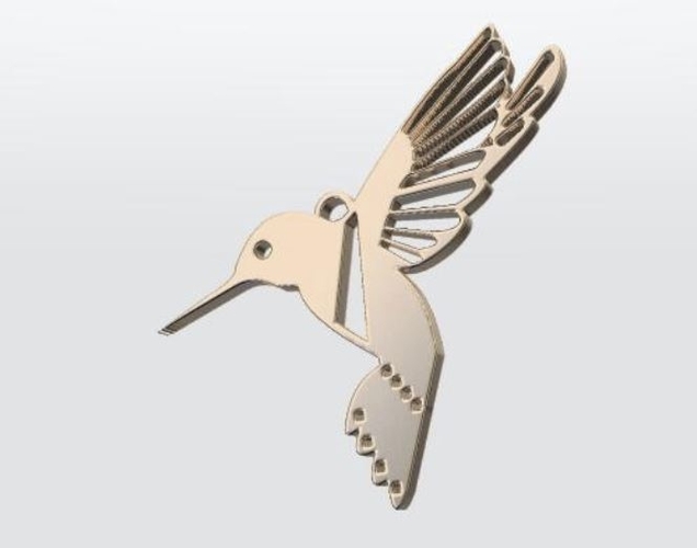 BIRD PENDANT Necklace 3D Print 280333