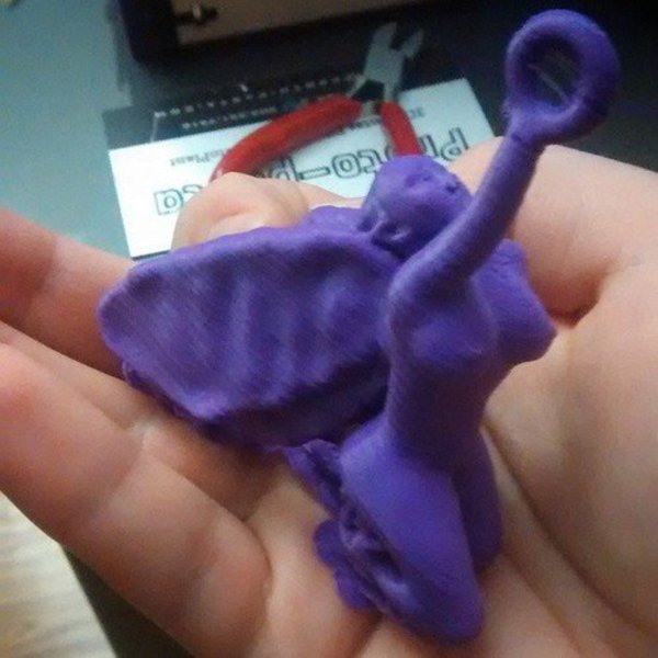 Nude Female Fairy Hanging Charm