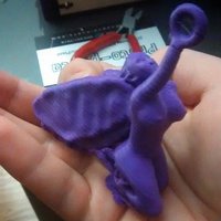Small Nude Female Fairy Hanging Charm 3D Printing 28035